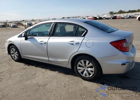 2012 Honda Civic Lx из США, поврежденный, VIN 19XFB2F58CE378081